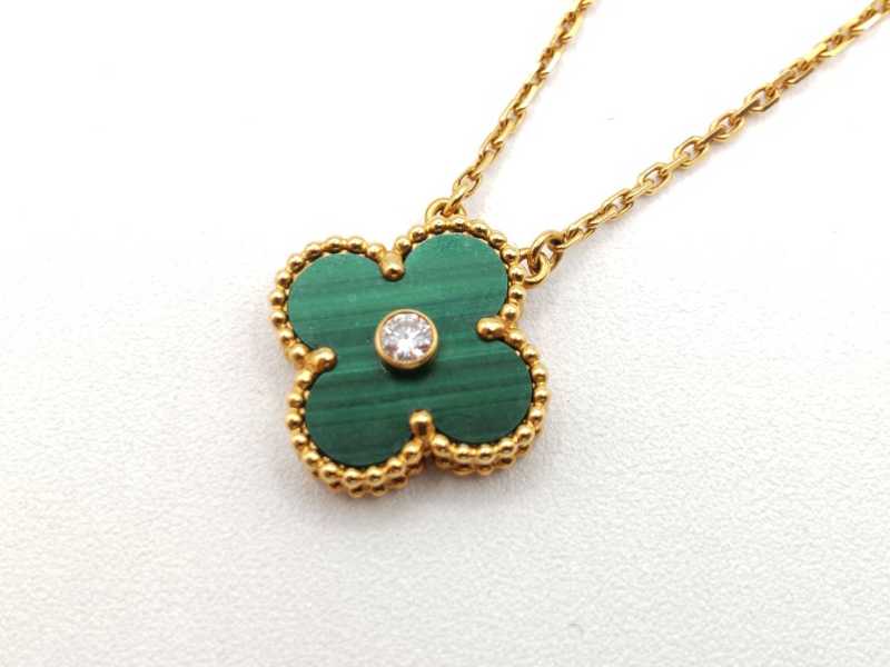 VCA買取 ヴィンテージアルハンブラネックレス750